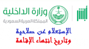 خدمات استعلام عن صلاحية الاقامة